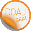Logo for the DOAJ Seal.